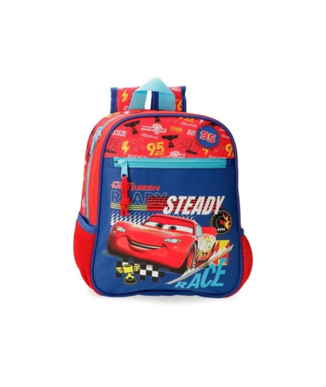 Mochila Mochila Disney 28Cm.Cars Lets Race Vermelho