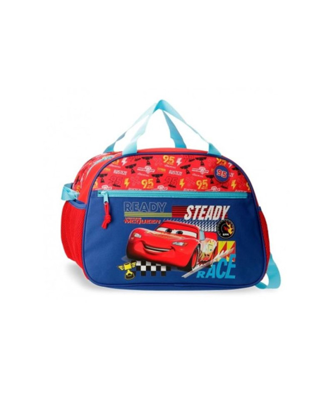 Bolsa De Viaje Disney 40Cm Cars Lets Race Rojo