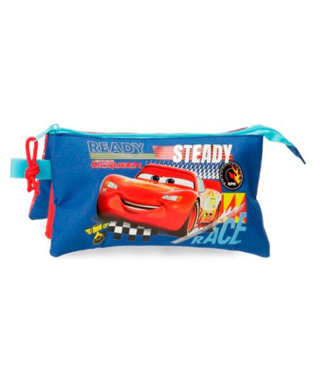 Estojo de maquilhagem Disney 3C. Carros Vamos correr vermelho