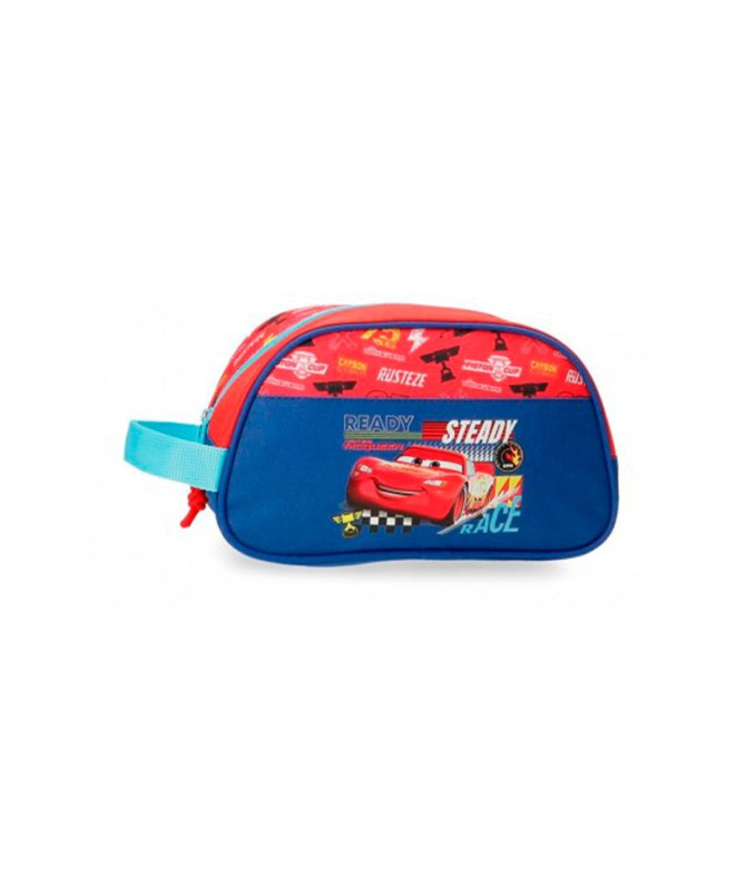 Necessaire Disney Adapt. Estojo de Vaidade.Cars Lets Race Vermelho