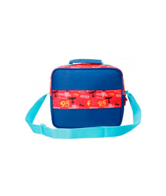 Estuche Disney Adapt W/Strap Cars Lets Race Rojo