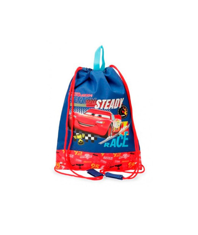 Bolsa Saco de almoço Disney Cars Lets Race Vermelho