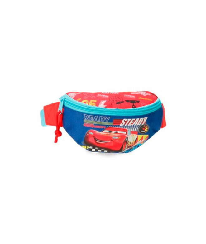 Riñonera Disney Waist Bag Cars Lets Race Rojo