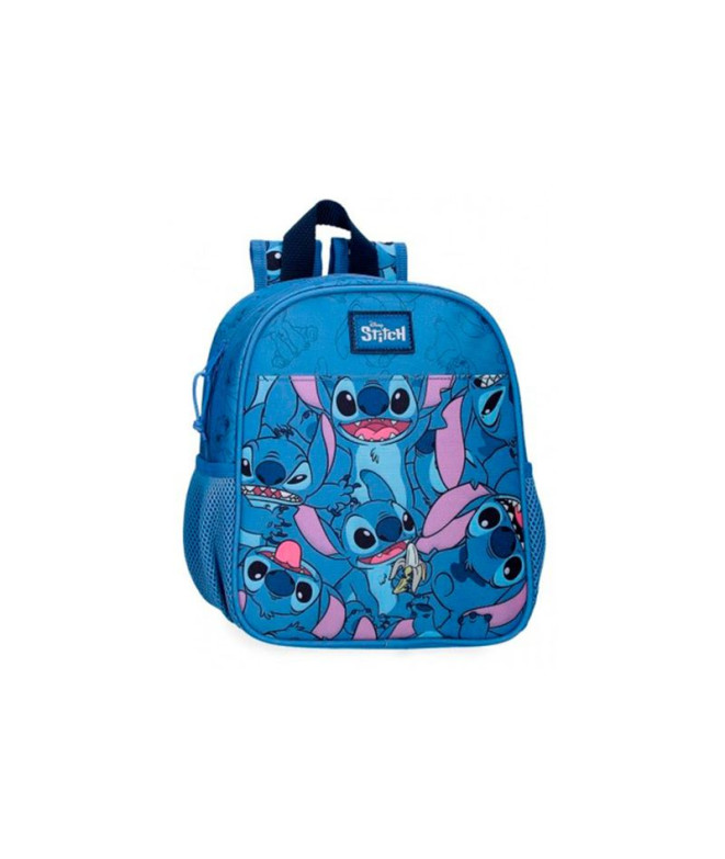 Sac à dos Sac à dos Disney 25Cm. Happy Stitch Bleu