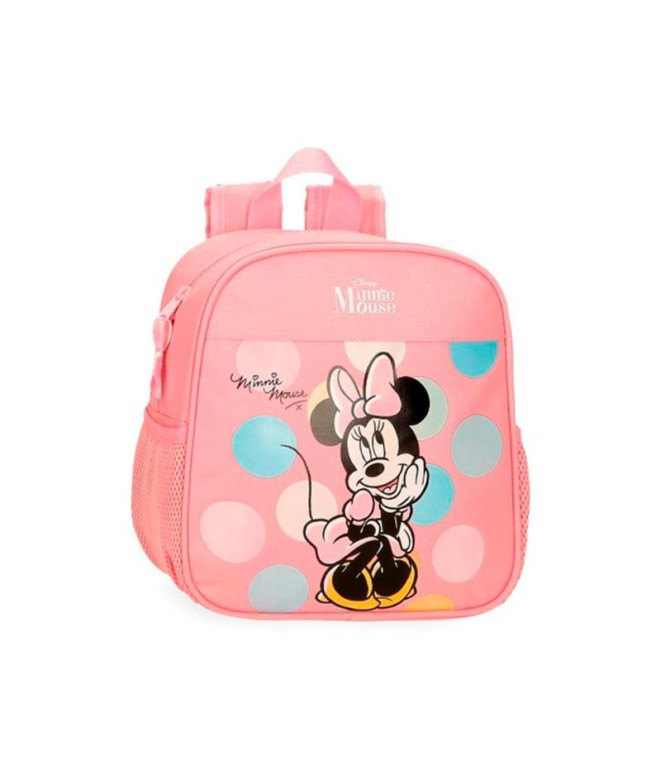 Mochila Disney 25 cm Minnie Coquette Rosa