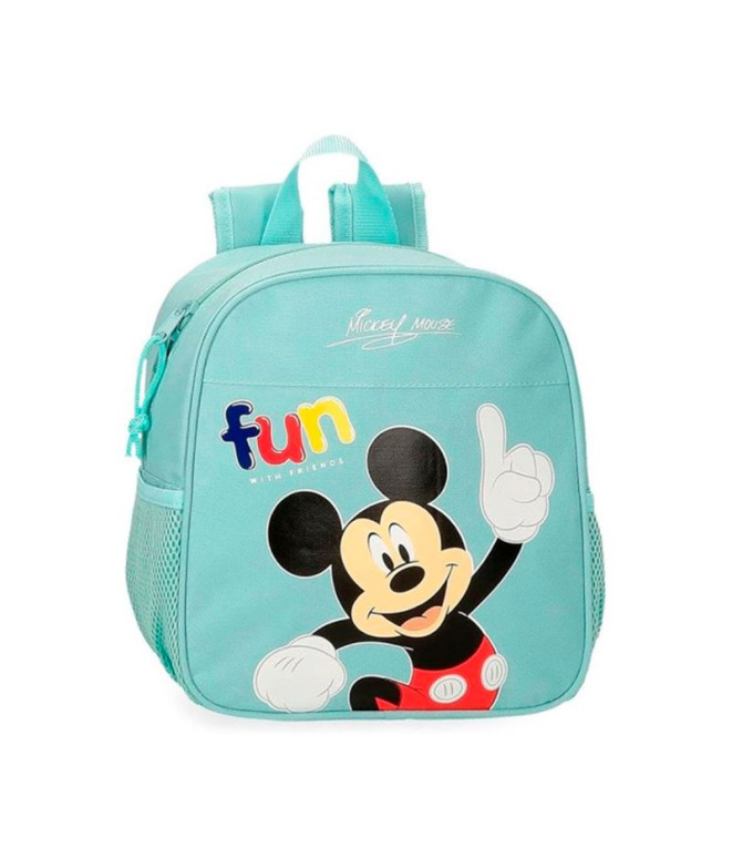 Mochila Disney Adapt. Mochila.25 Cm.Mickey Fun With Friends Azul