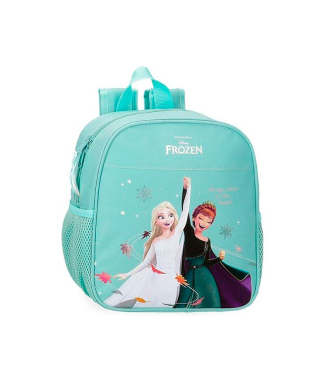 Mochila Mochila Disney 25 Cm. Frozen Sempre Perto do Coração Azul