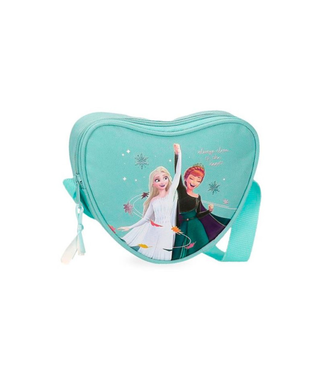 Mala a tiracolo Saco de ombro Disney Frozen Sempre perto do coração Azul