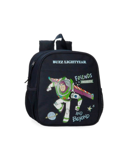 Mochila Disney 25 cm Friends To Infinity And Beyond Negro