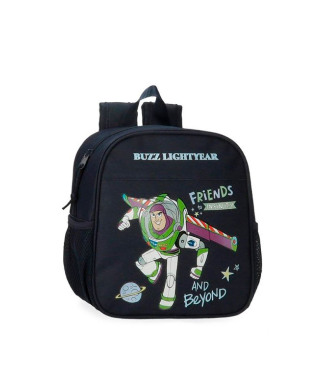 Mochila Disney 25 cm Friends To Infinity And Beyond Negro