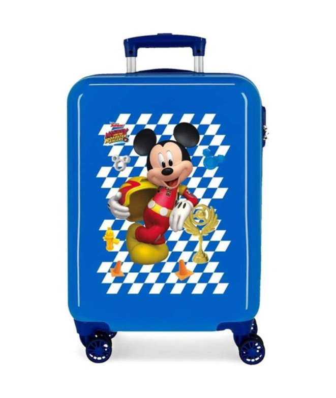 Trolley Disney Abs Mala 55Cm.4W.Good Mood Mickey Azul