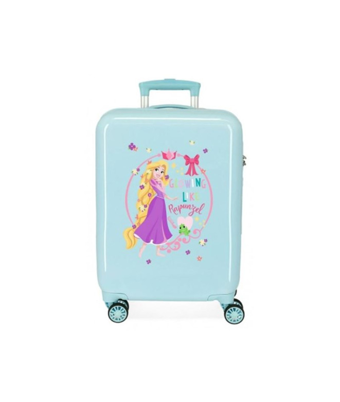 Disney Abs Trolley Suitcase 55Cm.4W. Celebração da Princesa Rapunzel Celeste