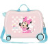 Mala Infantil Disney 4W (2 Multid )Minnie Play All Day Rosa
