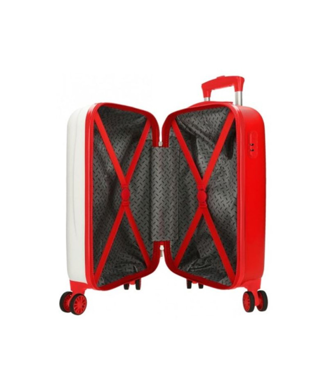 Valise Disney Abs 50 Cm 4R Winnie & Piglet Blanc