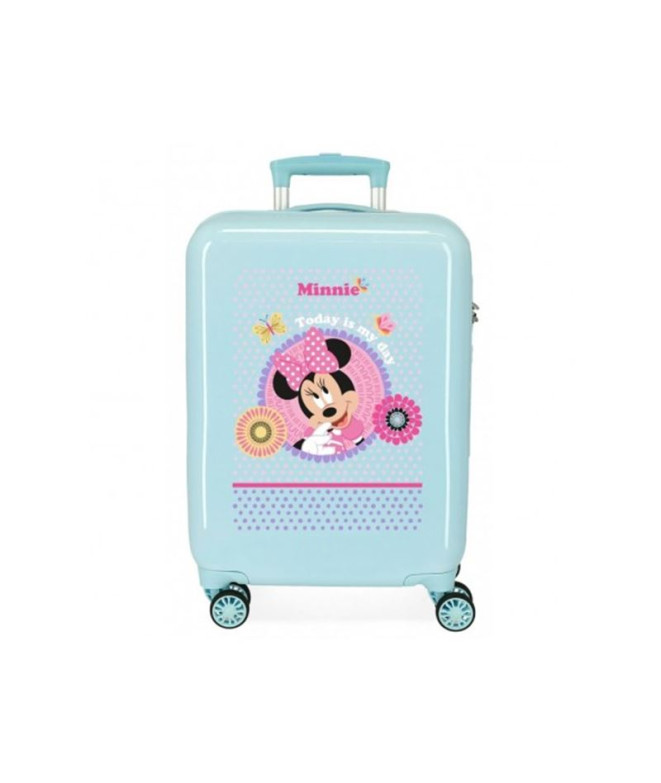 Disney Abs Trolley Mala 55Cm.4W Minnie Today Is My Day Azul