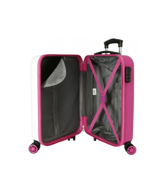 Valise Disney Abs 55Cm 4W Adorable Stitch Blanc