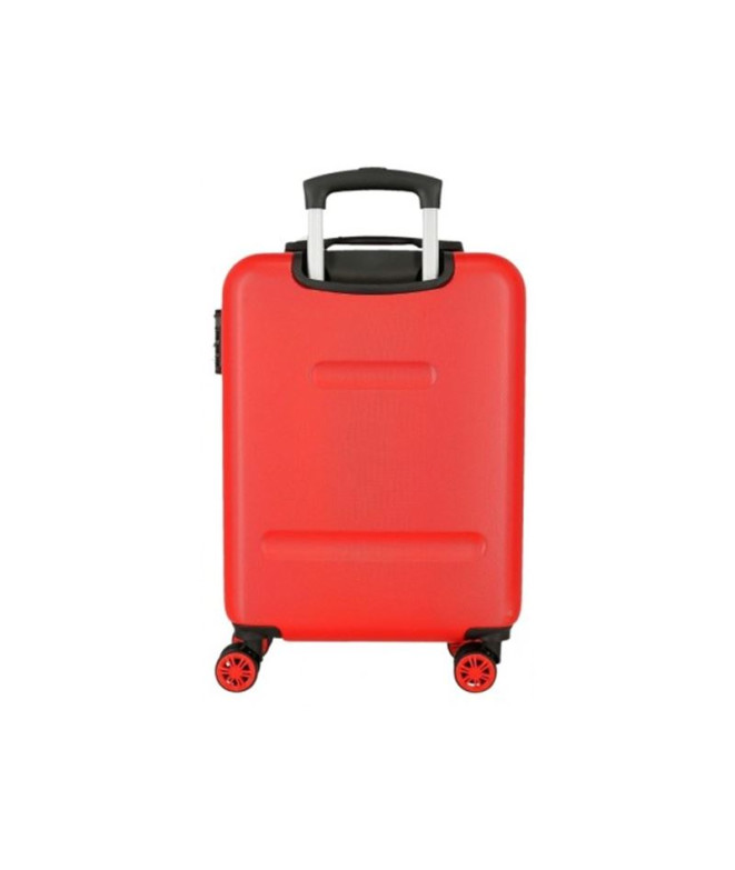 Maleta Disney Abs 55Cm 4W Mickey Here Starts Rojo