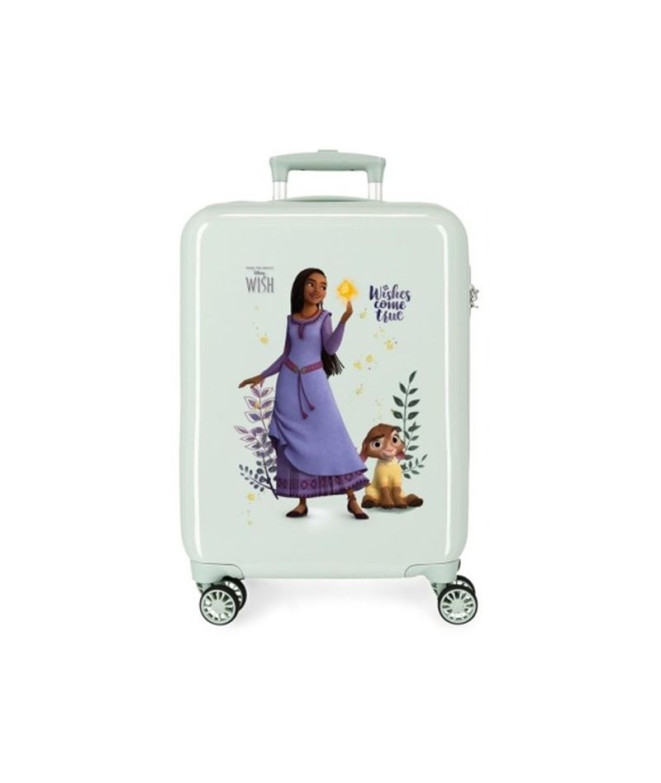 Maleta Disney Abs 55Cm 4W Wish Come True Menta Verde