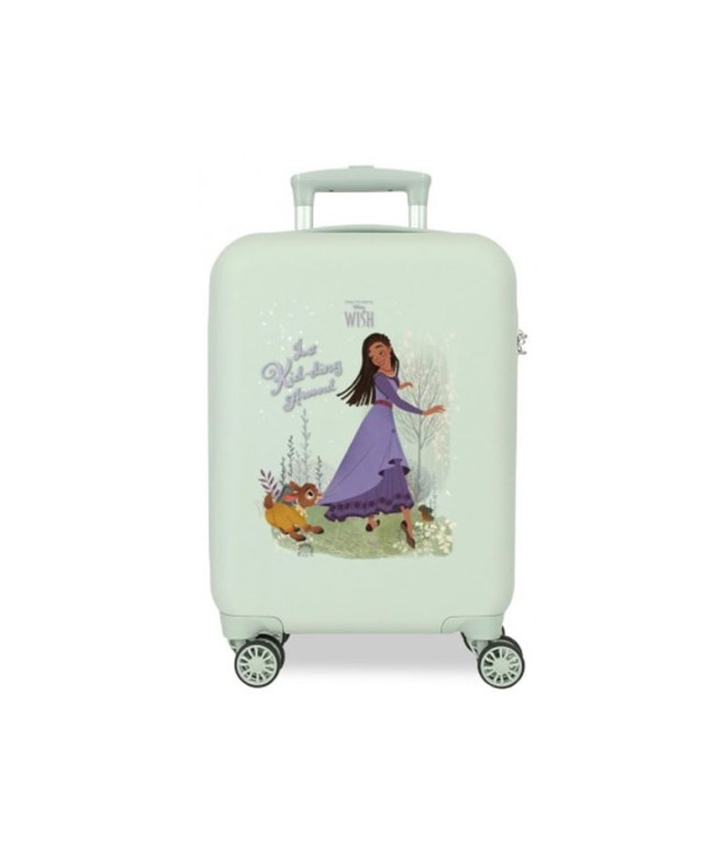 Maleta Disney Abs 50 Cm 4R Wish- Playing With Valentino Verde