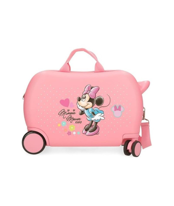 Mala Infantil Disney Abs Rolling 4W.(2 Multi.) 45Cm. Minnie Imagine Rosa Rosa