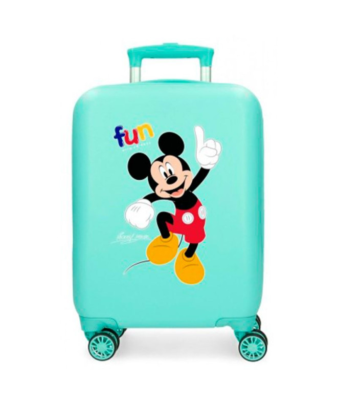 Trolley Disney Abs Mala 50 Cm.4R Mickey Fun With Friends Azul Turquesa