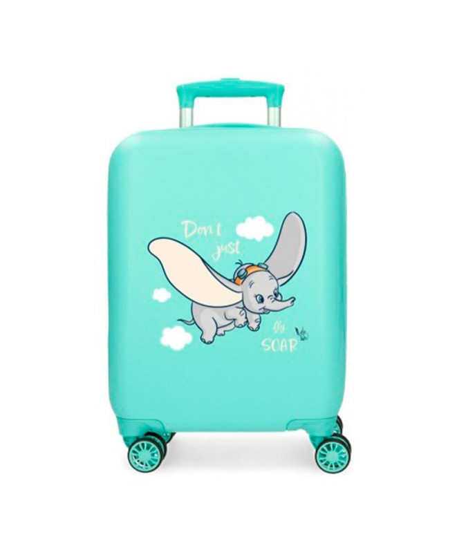 Trolley Disney Abs Mala 50 Cm.4R Dumbo Fly Azul Turquesa