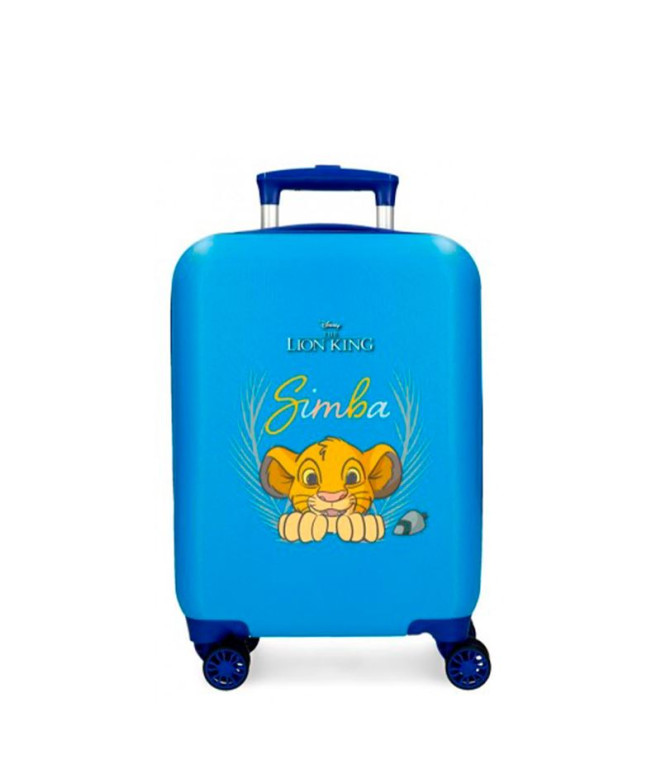 Maleta Disney Abs 50 Cm 4R El rey leon Simba Camouflaged Azul