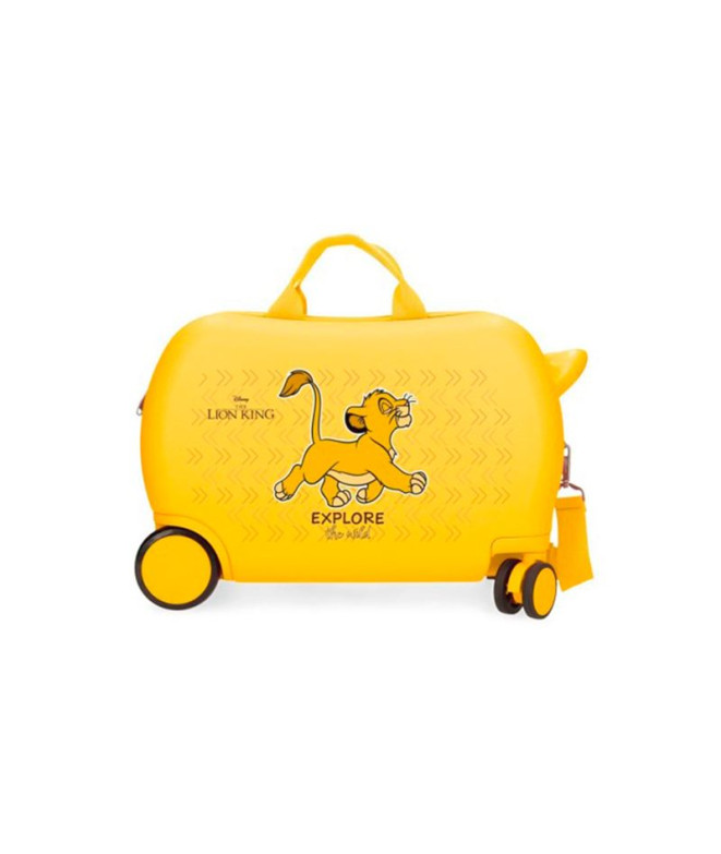 Maleta Infantil Disney 4W 45Cm El rey leon Explorer Amarillo