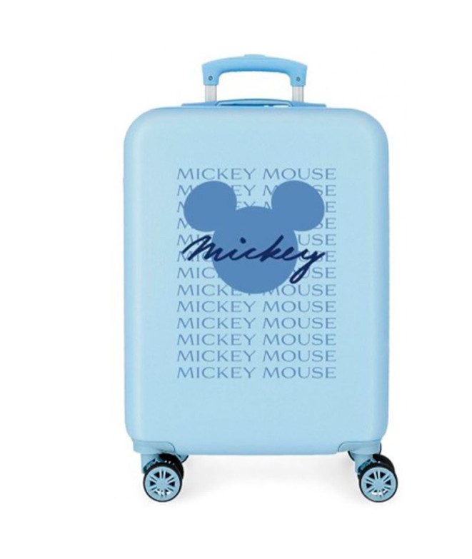 Trolley Disney Abs Mala 55Cm.4W. Mala de viagem para o Mickey Signature Azul