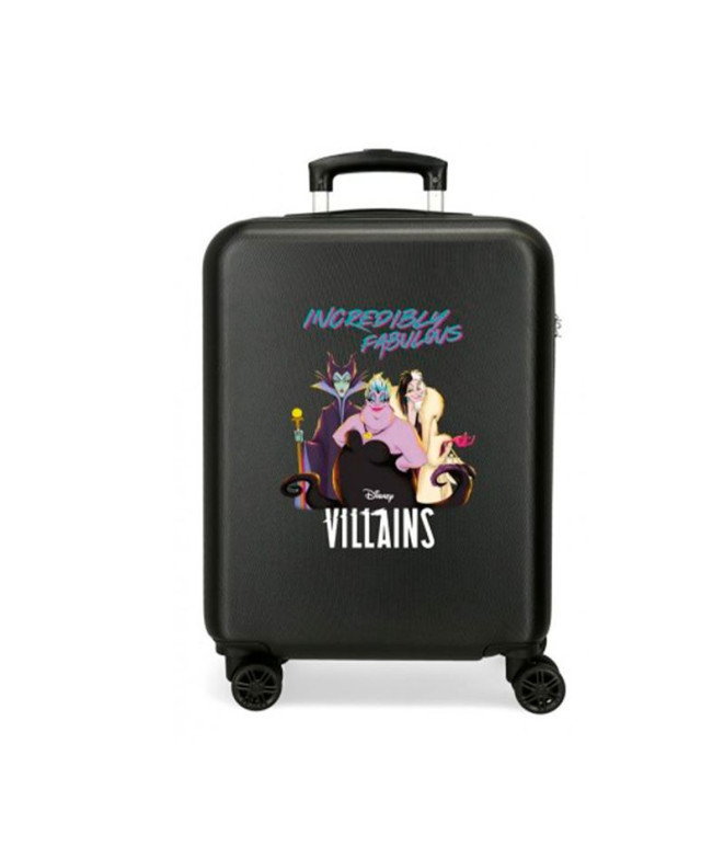 Trolley Disney Abs Mala 55Cm.4W. Vilões Incrivelmente Fabulosos Preto