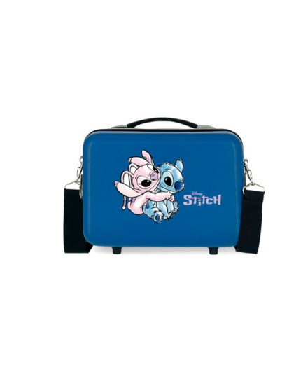 Necessaire Disney Adapt Abs Fun Stitch Hugs Nude Roxo