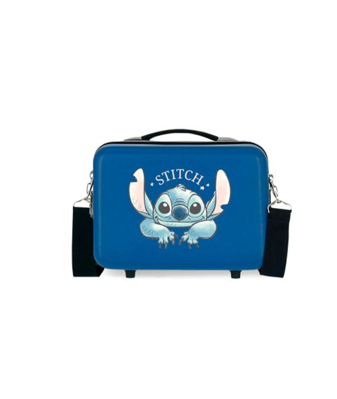 Necessaire Disney Adapt. Abs Vanity Case Fun Stitch Expecting Nude Purple