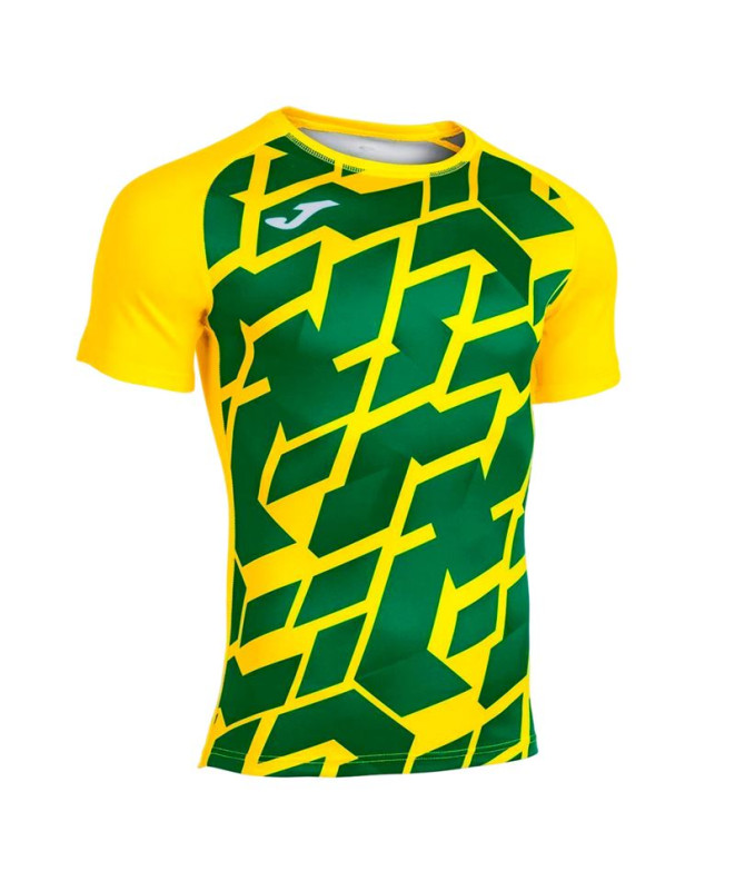 Camiseta futebol Joma de Myskin III Amarelo/Verde