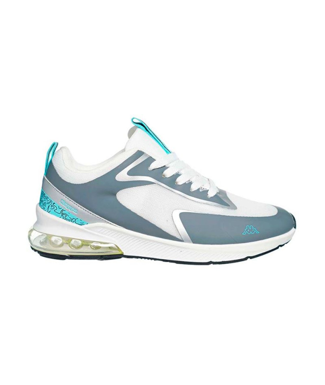 Zapatillas Kappa Nagyo Jr Lace Infantil Blanco/Azure Turquoise