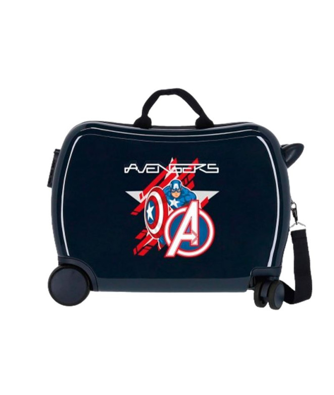 Valise Marvel Inf.Abs 4R. Tous les Avengers Bleu Marine