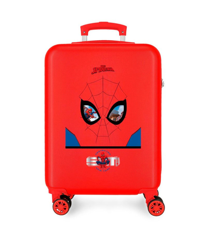 Trolley Marvel Abs 55Cm.4R. Protetor Vermelho Homem-Aranha