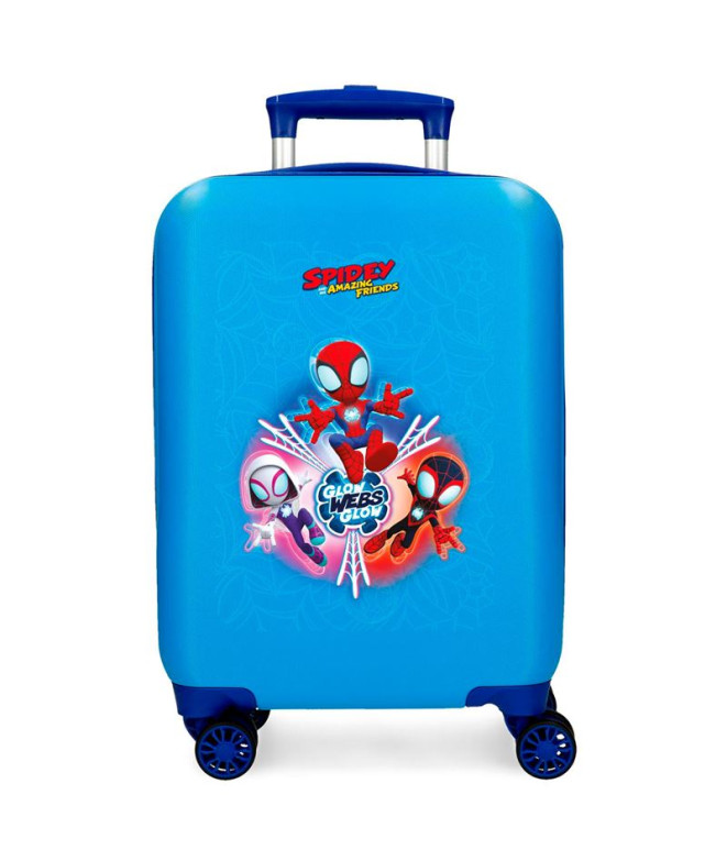 Trolley Marvel Abs 50 Cm.4R Spidey Power Of 3 Blue