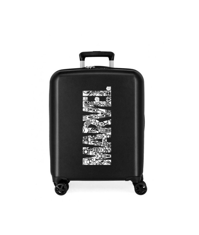 Valise Marvel Abs 55Cm.4R. Disney 100 Marvel Logo Noir