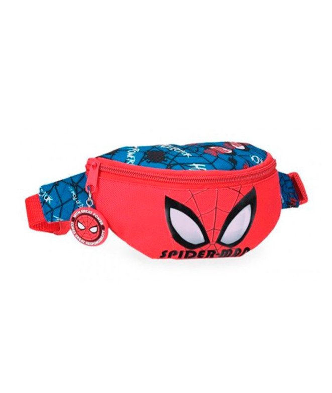 Bolsa de cintura Homem-Aranha Autêntico Vermelho