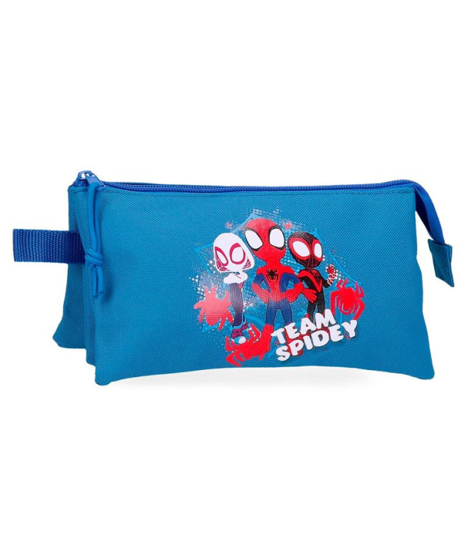 Necessaire Marvel 3C Team Spidey Azul