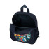Mochila Marvel 25 Cm. Avengers To The Power Preto