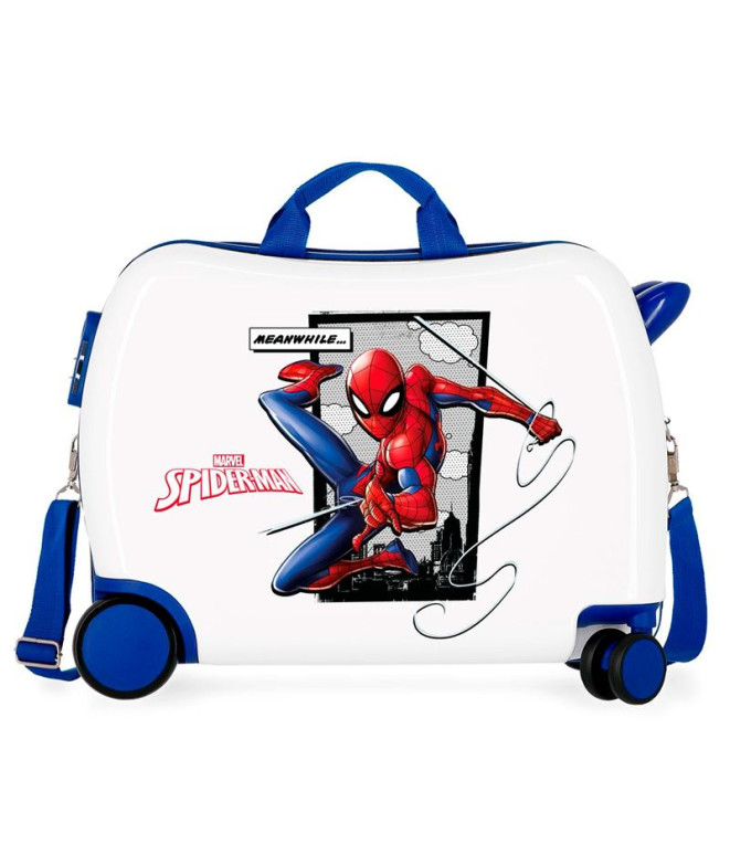 Maleta Marvel Inf.Abs 4R.(2 Multid.) Spiderman Action Azul