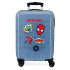 Trolley Marvel Abs 55Cm.4R. Spiderman Denim Bleu