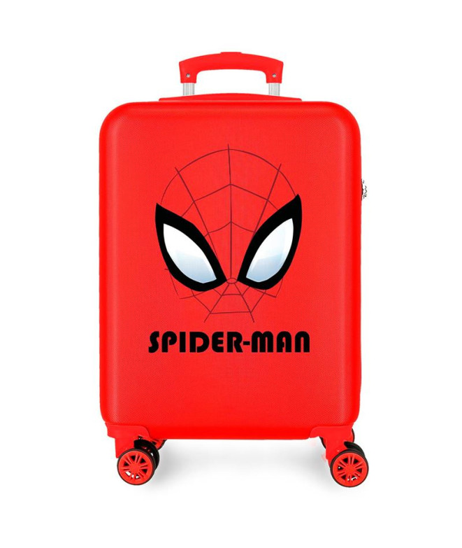 Trolley Marvel Abs 55Cm.4R. Homem-Aranha Autêntico Vermelho Vermelho