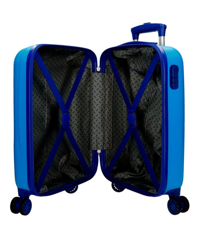 Trolley Marvel Abs 50 Cm.4R Avengers Heroes Azul