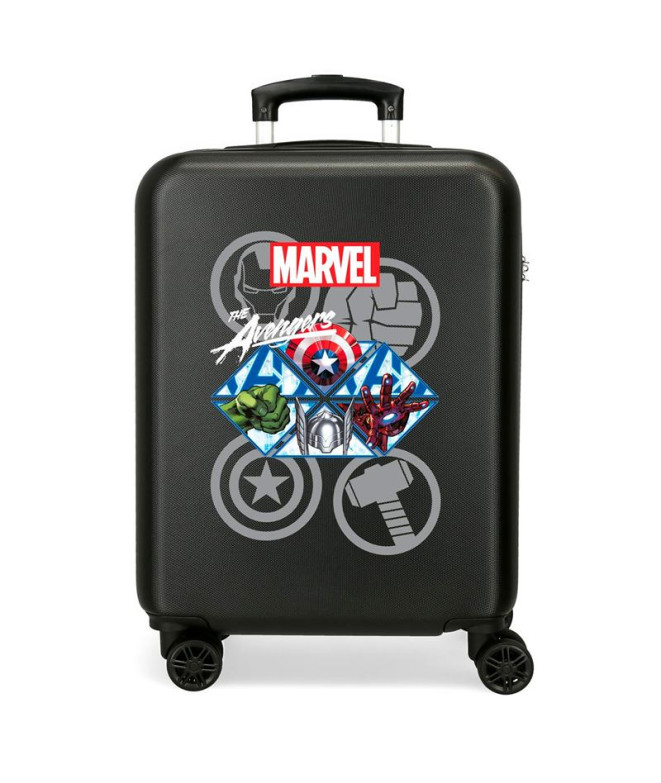 Carrinho Marvel Abs 55Cm. 4R. Heróis dos Vingadores Preto