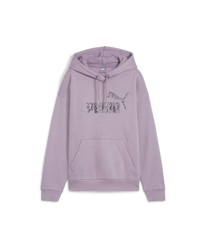 Sudadera Casual Puma Essentials+ Animal Hoodie Fl Mujer