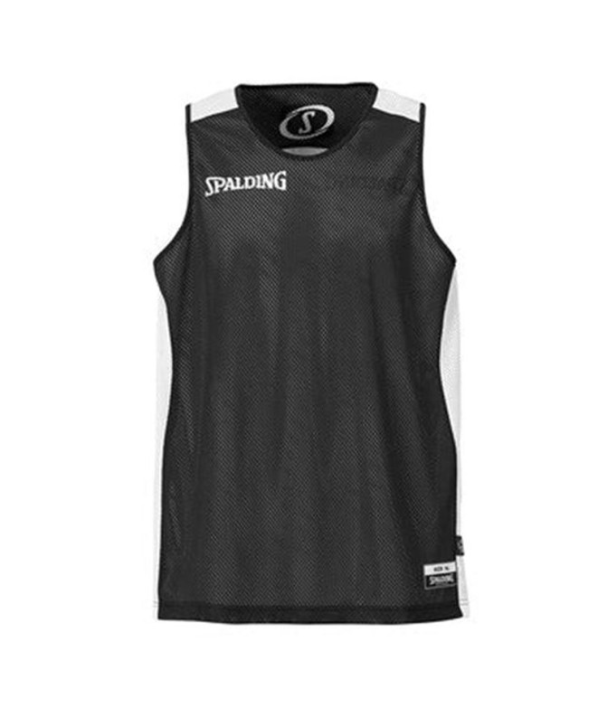 Camiseta Basquetebol Spalding Homem from Essential Reversible Preto/Branco