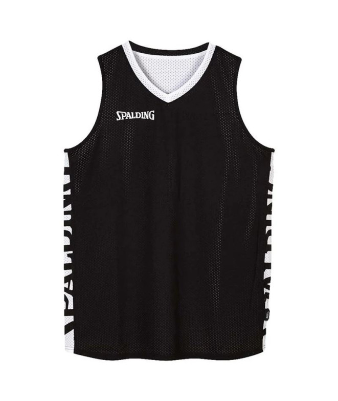 Camiseta Basquetebol Spalding Homem from Essential Reversible Preto/Branco