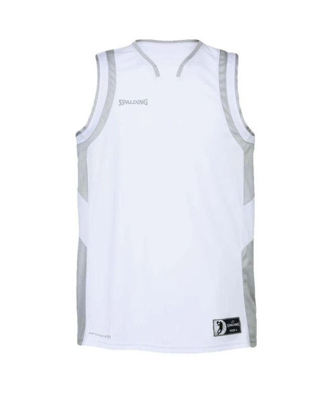 Camiseta Basquetebol Spalding Homem de All Star Branco/Cinzento